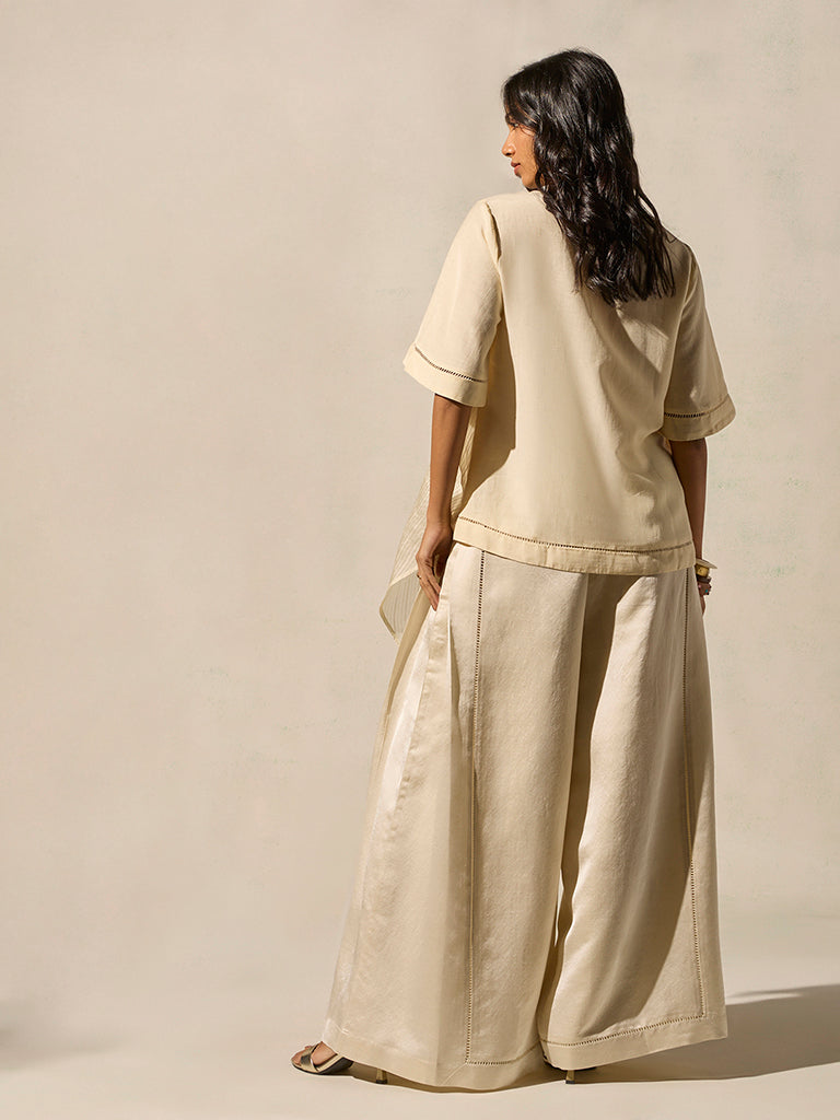 Samoh Asymmetric Top - Ivory