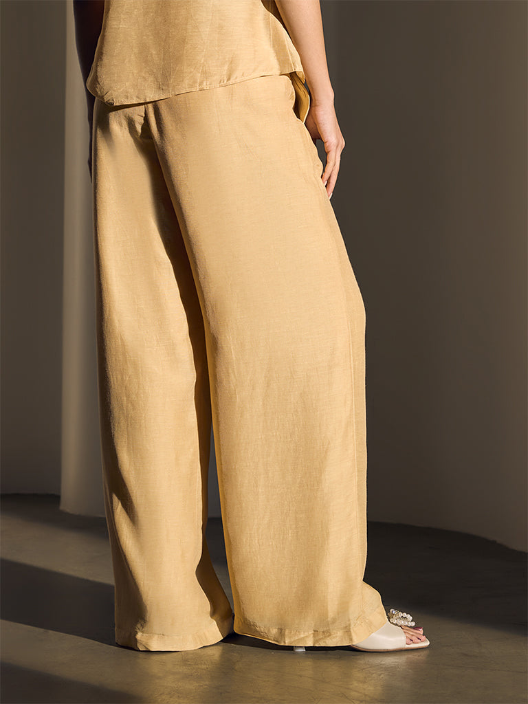 Samoh Straight-Leg Pants - Cream