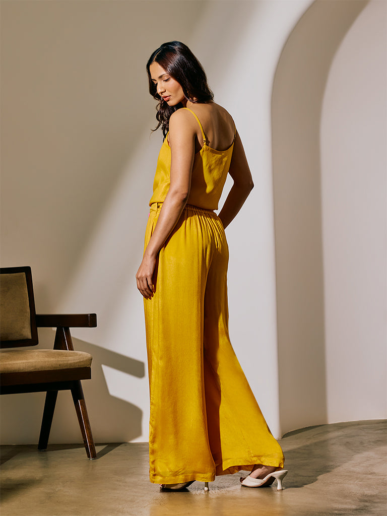 Samoh Straight-Leg Pants - Yellow