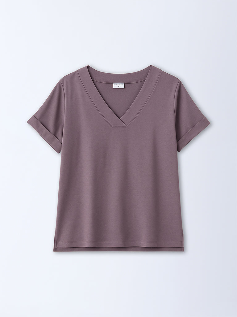 Wunderlove Mauve Solid Top