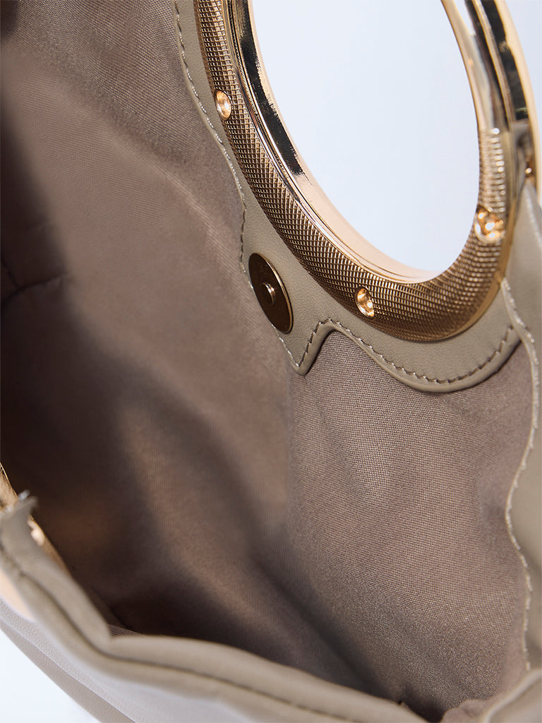 Westside Taupe Bag with Sling Handle