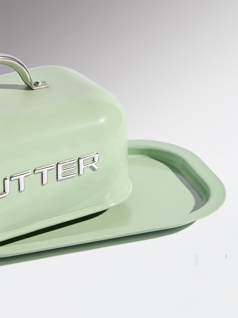 Westside Home Mint Butter Dish