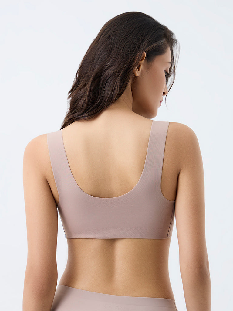 Wunderlove Dusty Beige Invisible Padded Bra