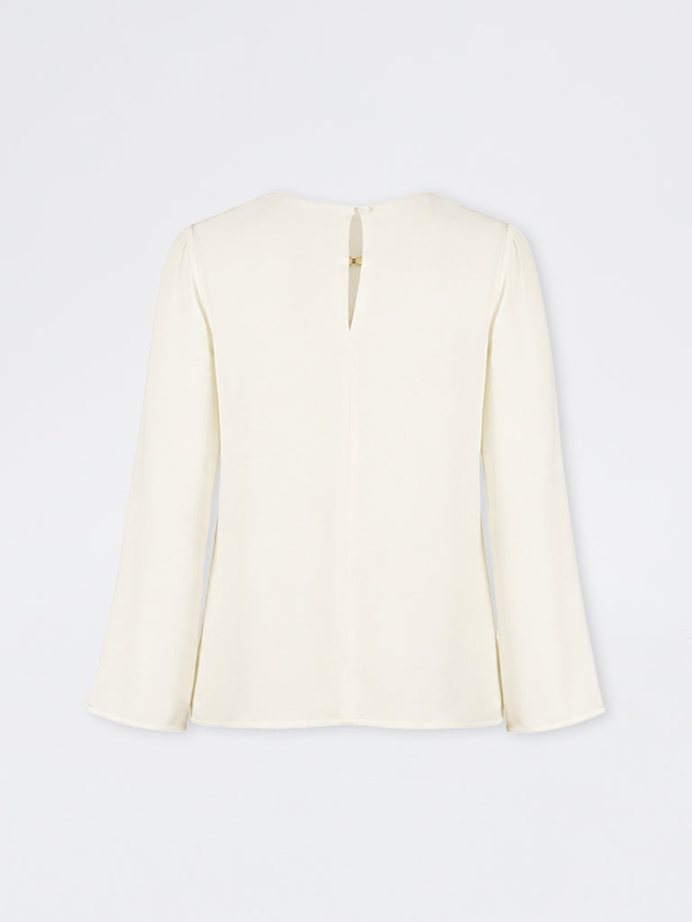 Wardrobe Ivory Metallic Chain Detail Blouse