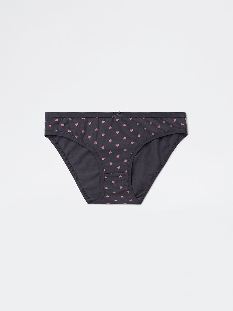 Wunderlove 3-Pack Printed Cotton-Blend Bikini Briefs