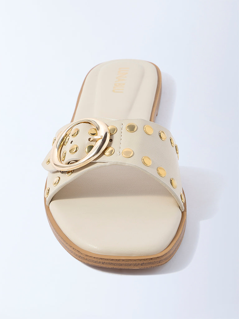 LUNA BLU Ivory Stud-Detailed Slides