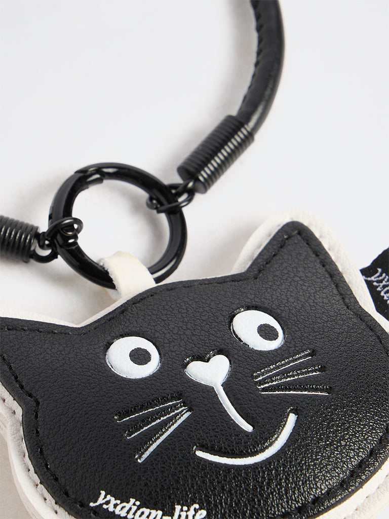 Westside Accessories Black Cat Motif Bag Charm