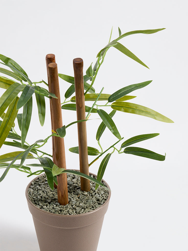 Westside Home Green Artificial Bamboo Plant