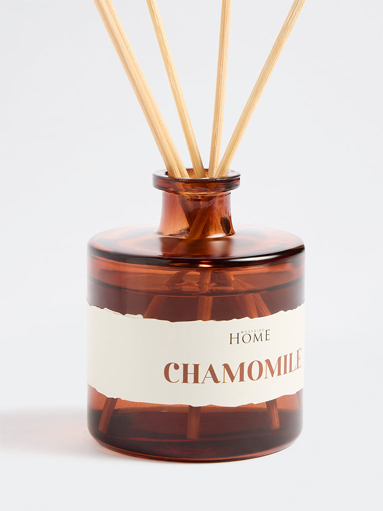 Westside Home Chamomile Glass Diffuser with Five Reed Sticks