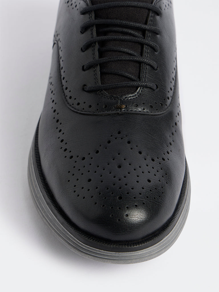 SOLEPLAY Black Brogue Shoes