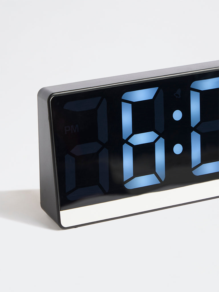 Westside Home Black Digital Clock with USB Cable