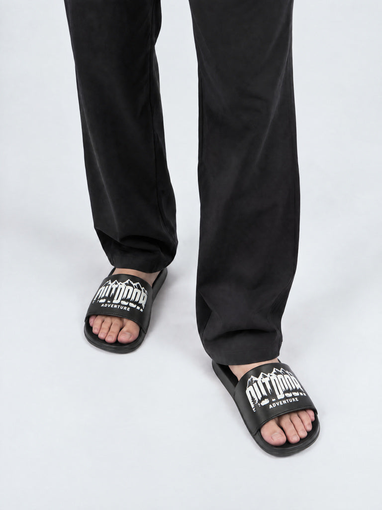 SOLEPLAY Black Text Design Pool Slides