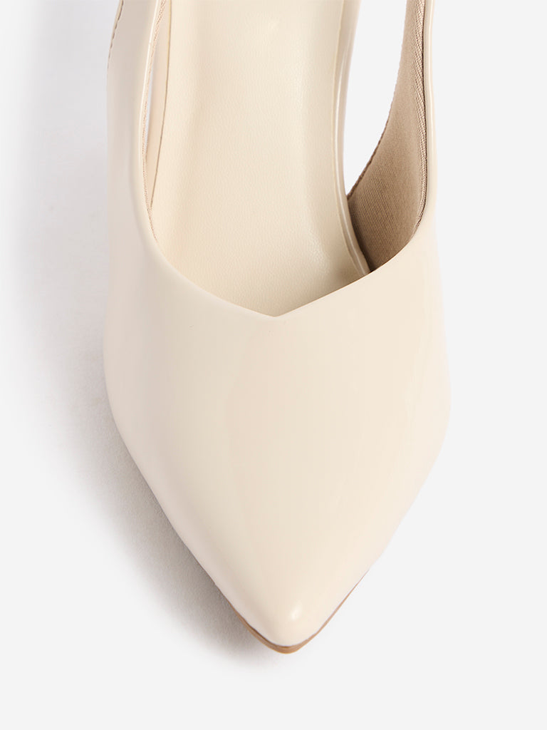 LUNA BLU Ivory Stiletto Heel Shoes