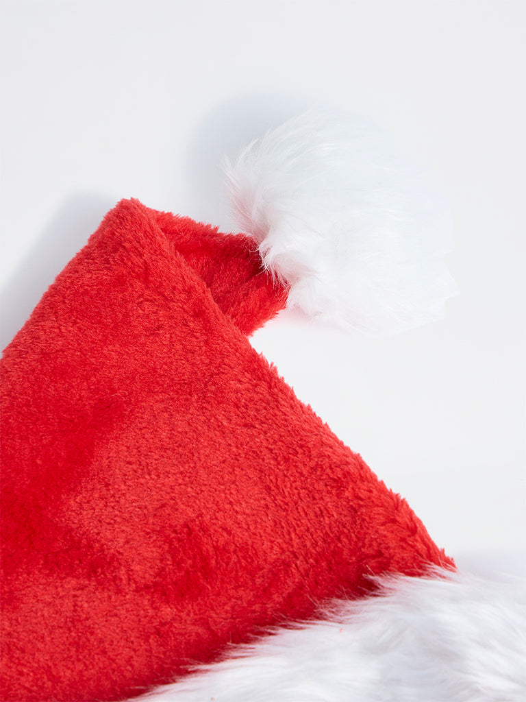 Westside Home Red Xmas Santa Hat