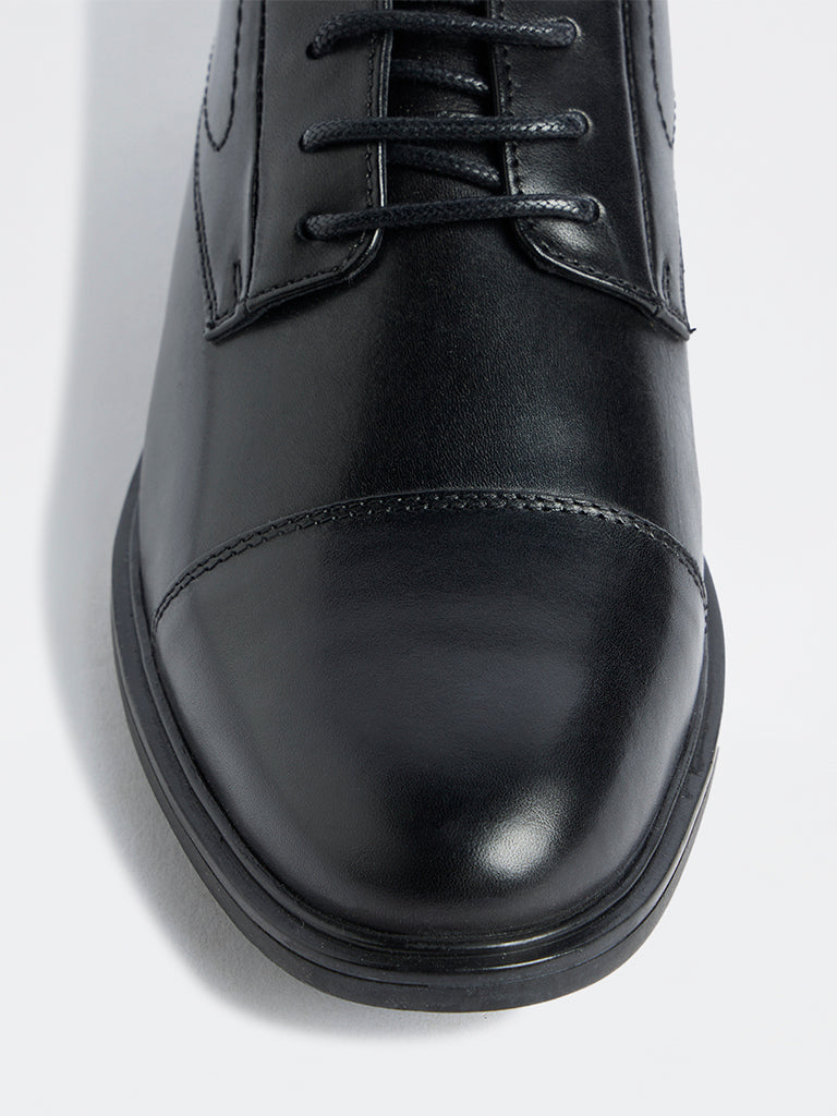 SOLEPLAY Black Derby Shoes