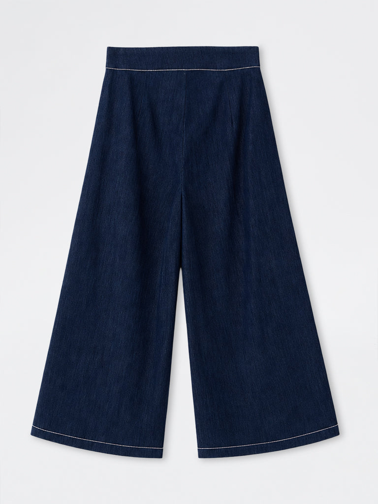 Denim Utility Wide Leg Jeans