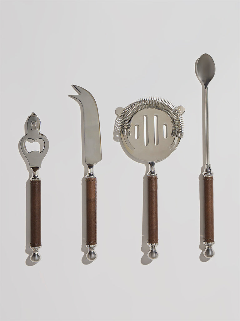 Pome Luxe Leather Bar Tool Set
