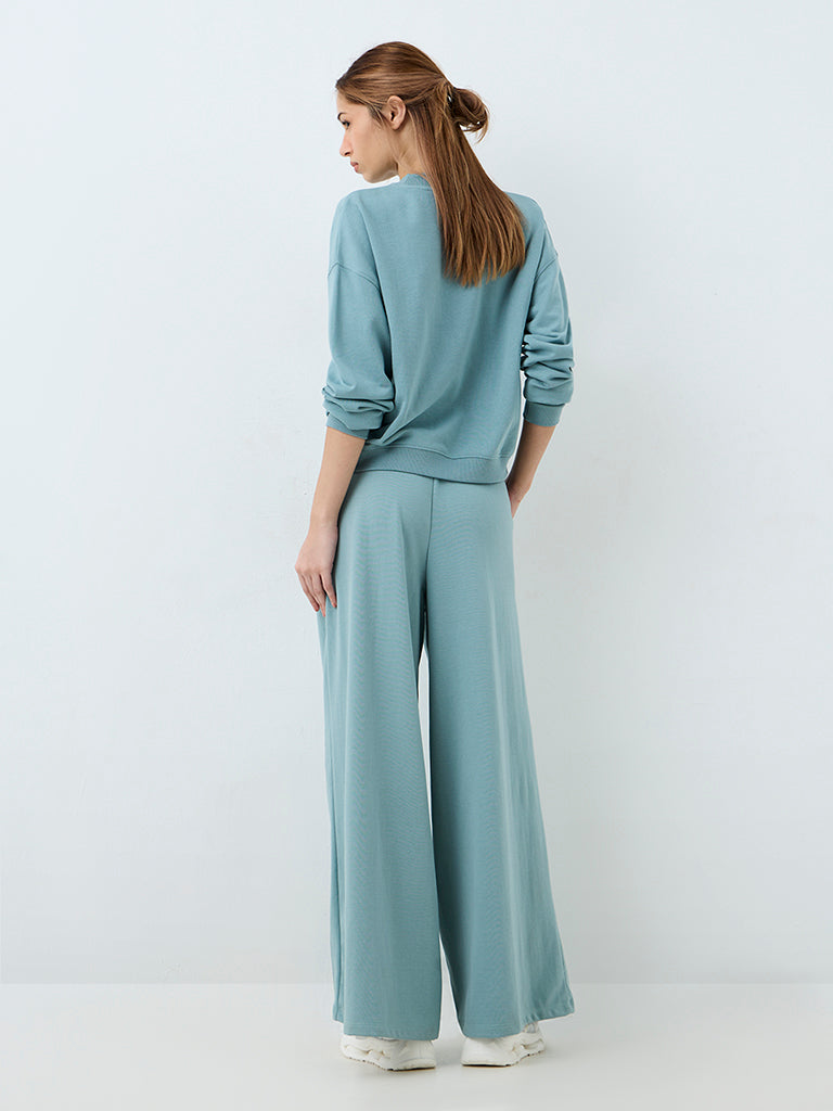 Nuoflexx Aqua Solid High-Rise Track Pants