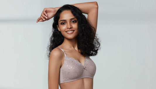 Beige Womens Bra By Wunderlove