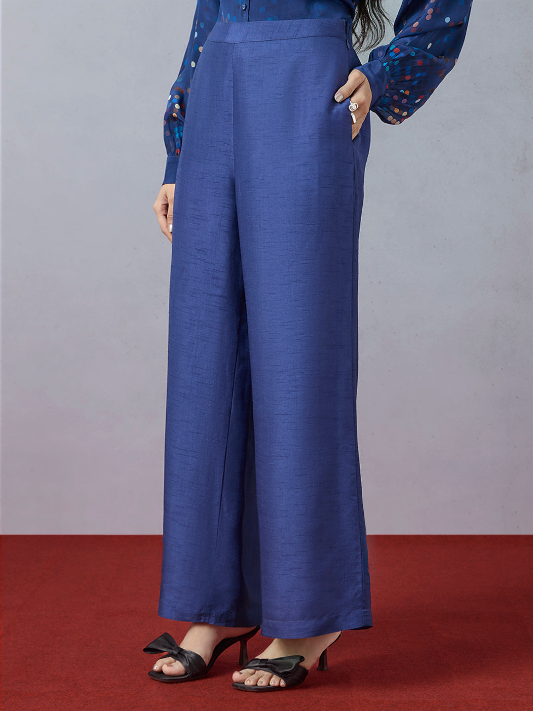 Solid Pants - Blue