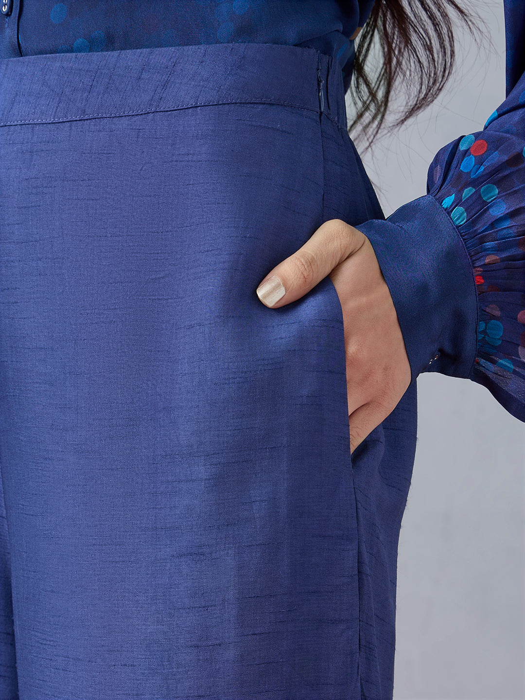 Solid Pants - Blue
