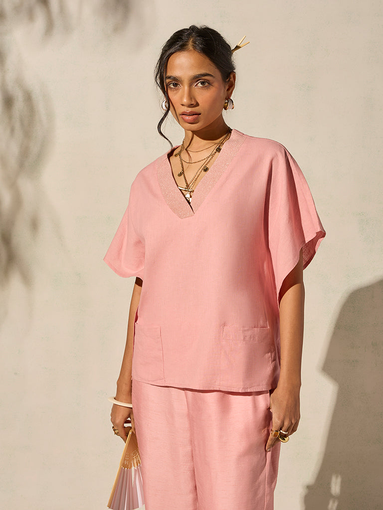 Samoh Solid Top - Pink