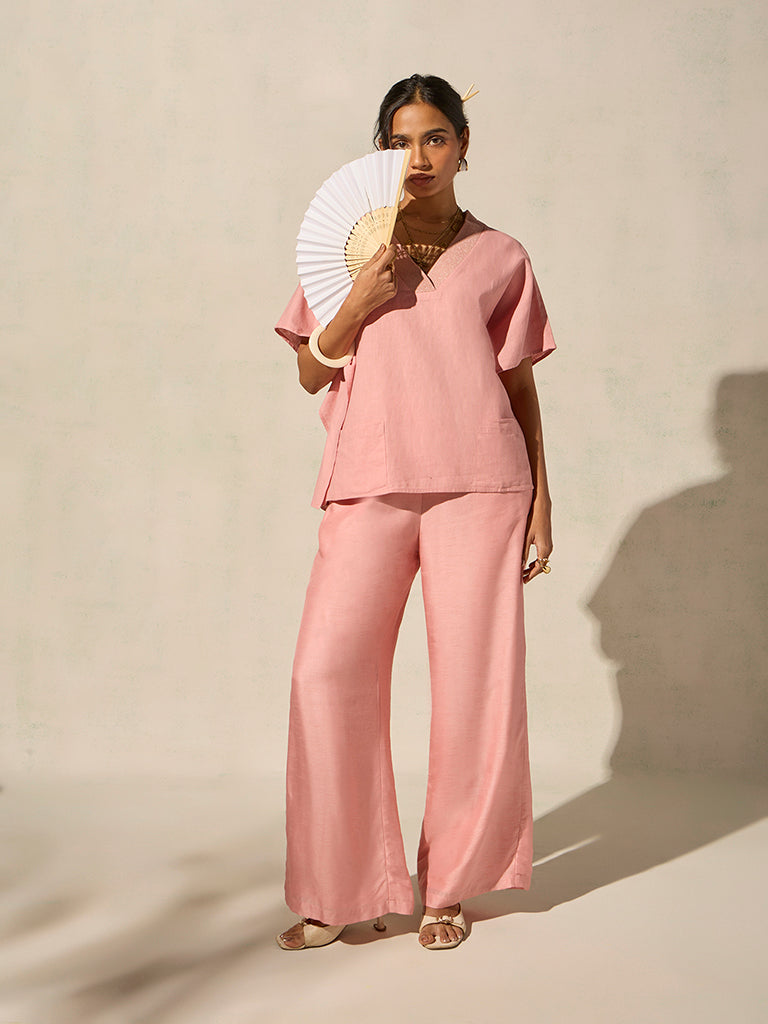 Samoh Solid Top - Pink
