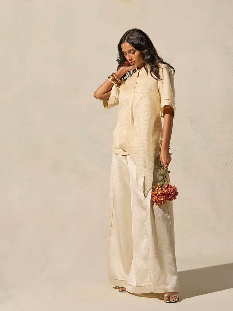 Samoh Asymmetric Top - Ivory