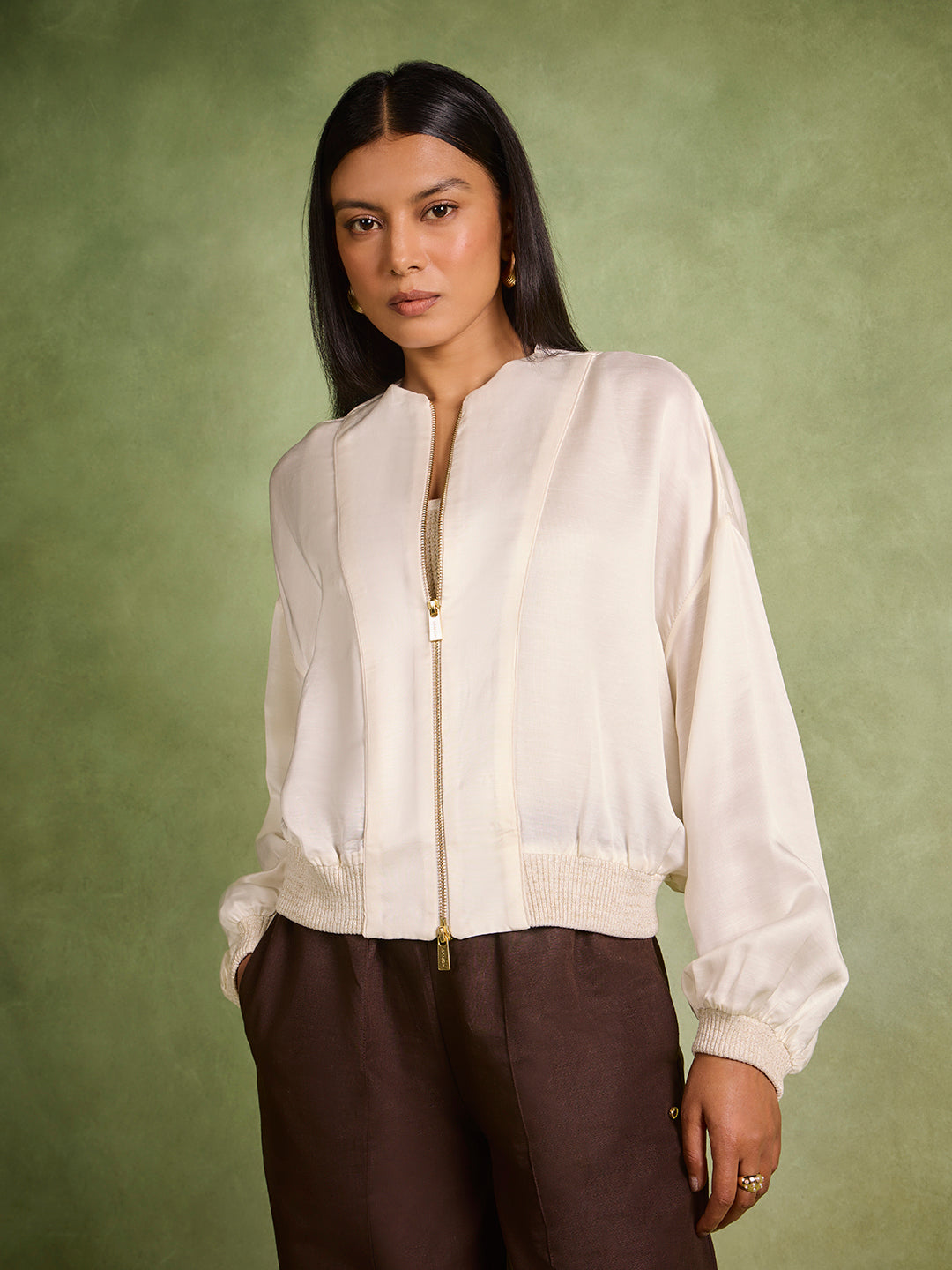 Solid Jacket – Ivory