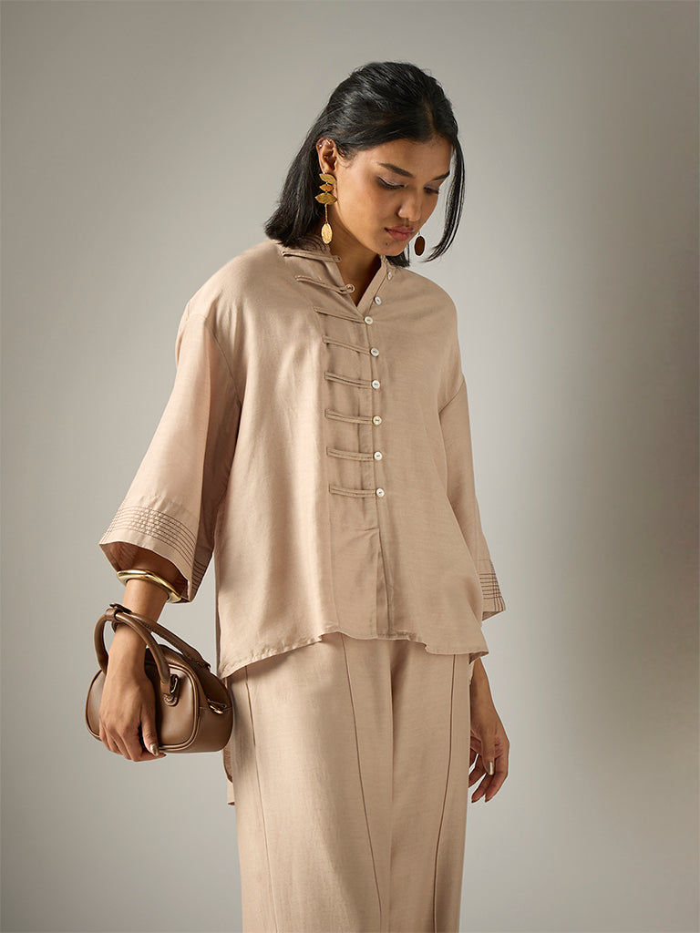 Samoh Solid Top – Beige