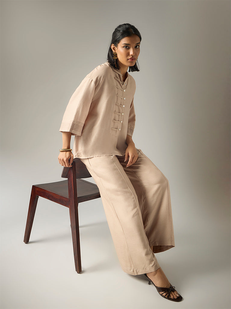 Samoh Solid Top – Beige