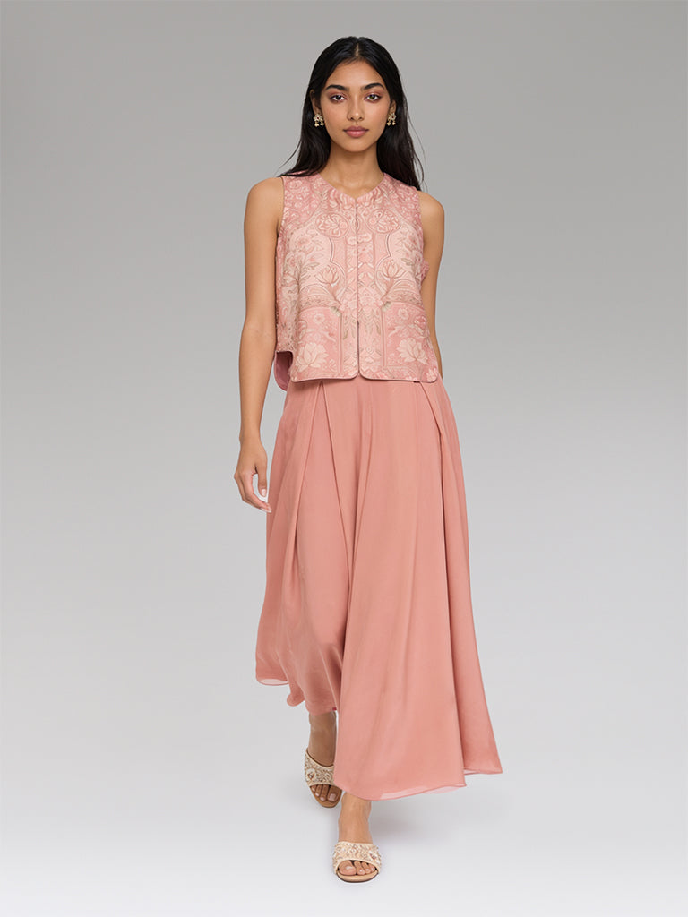Floral Printed Top – Pink