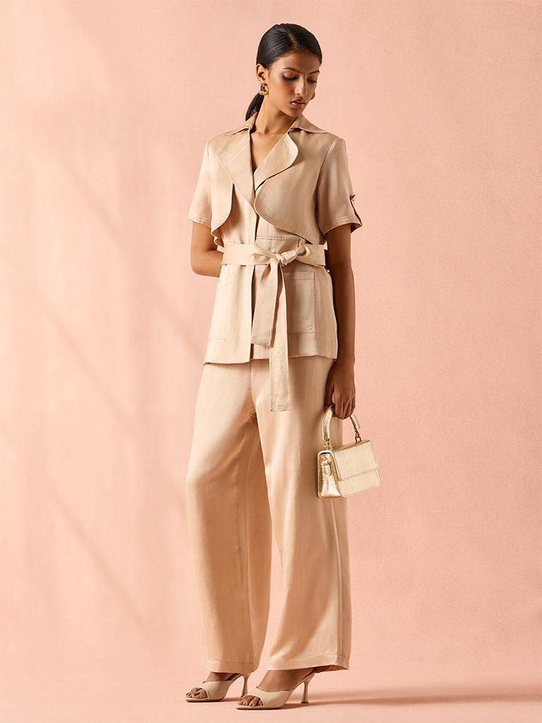 Structured Jacket – Beige