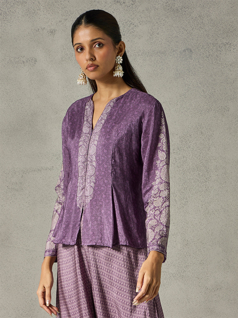 Printed Tunic - Purple