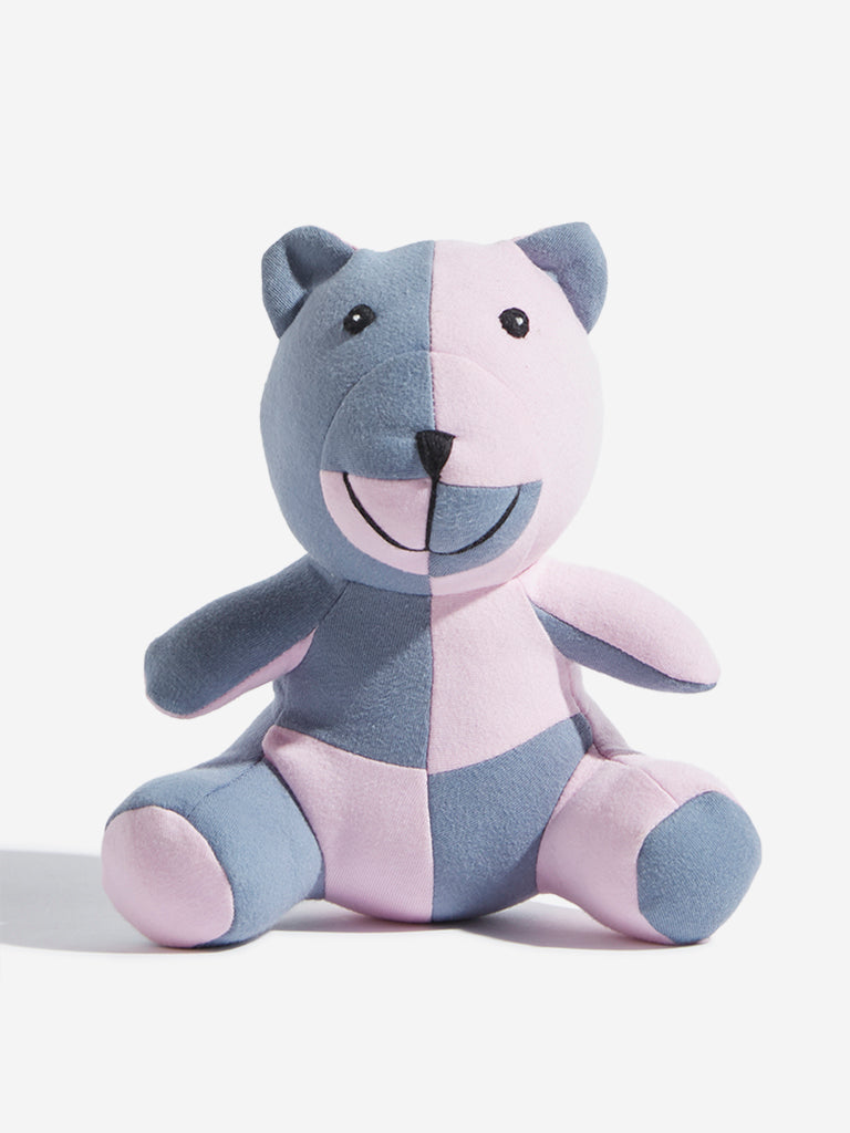 Westside HOP Baby Girl's Multicolour Bear Cotton Soft Toys - Pack of 2 for Casual Wear Front View
