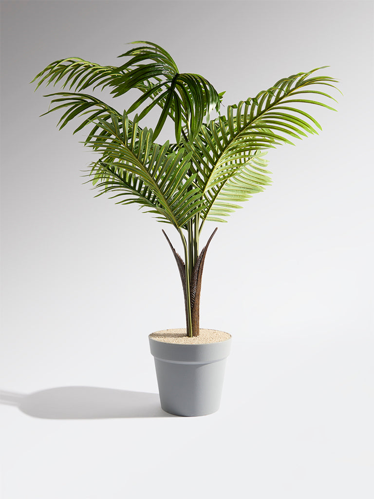 Westside Home Green Artificial Areca Palm Plant - Large