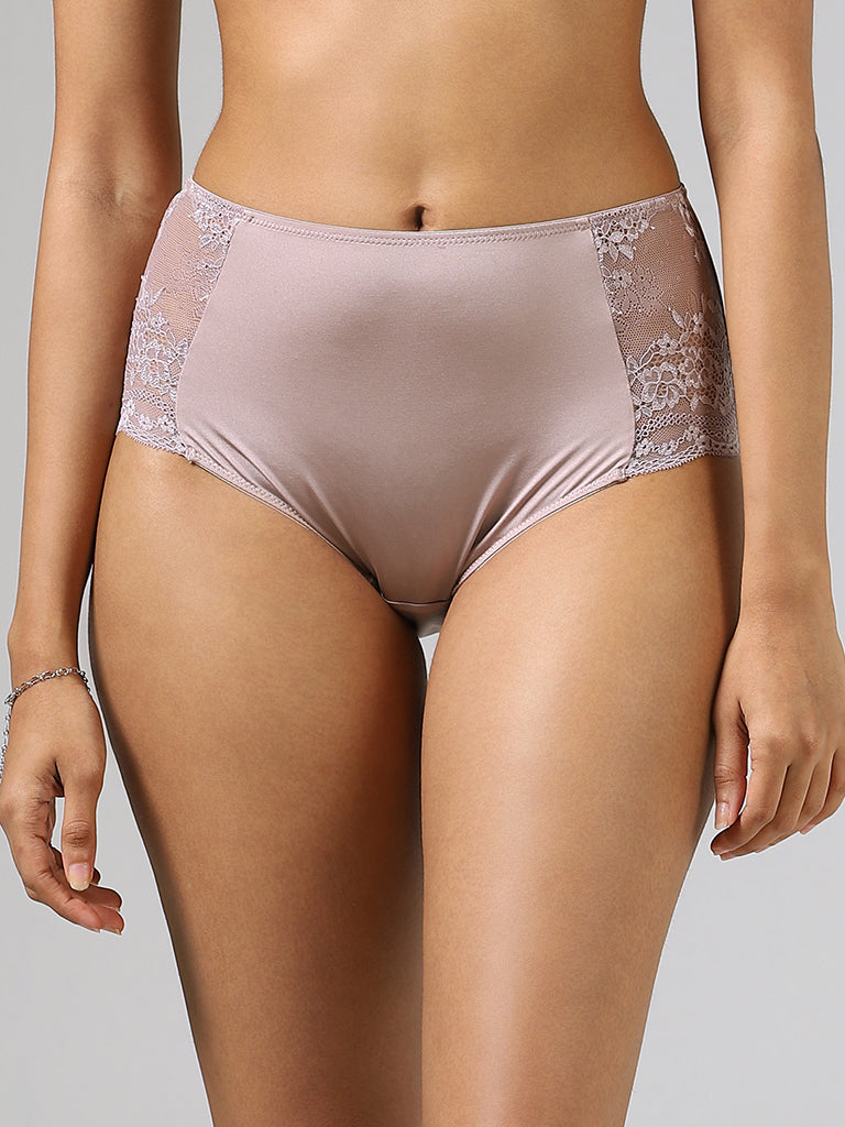 Wunderlove Light Taupe Detailed Briefs