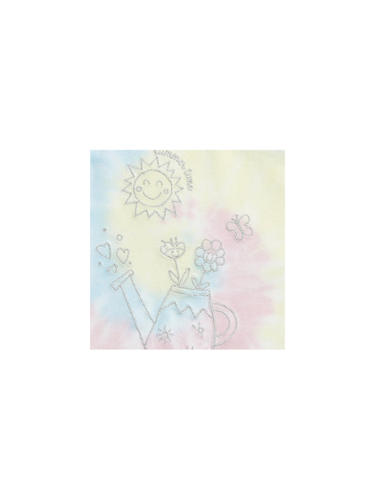Westside HOP Kids Multicolour Tie-Dye Cotton Top for Casual Wear Swatch