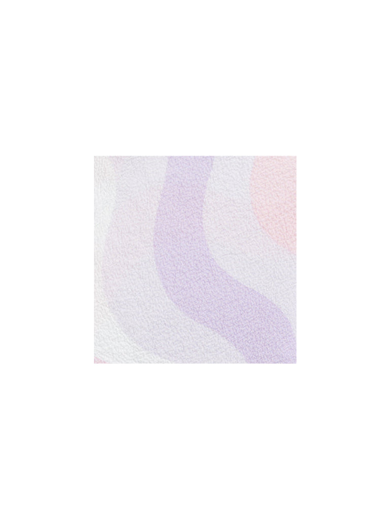 Westside Y&F Girl's Multicolour Abstract Cropped Cotton Shirt for Casual Wear Zoomed View