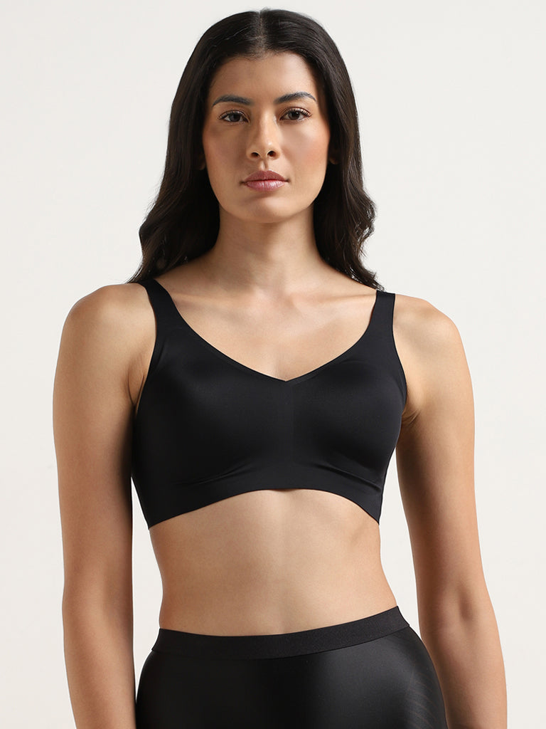 Wunderlove Black Invisible Full Coverage Bra
