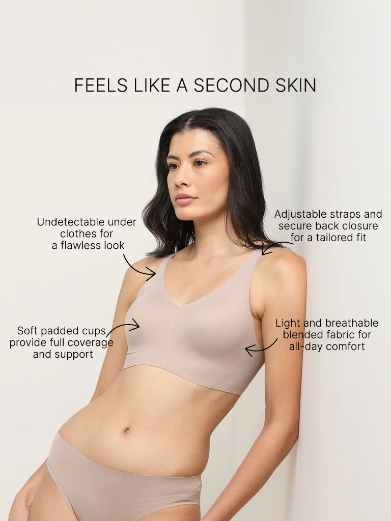 Wunderlove Light Taupe Invisible Padded Bra