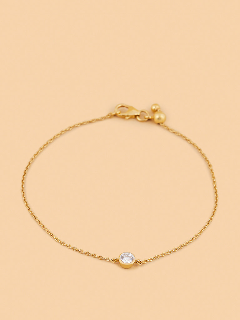 Classic Lab Diamond Solitaire Bracelet