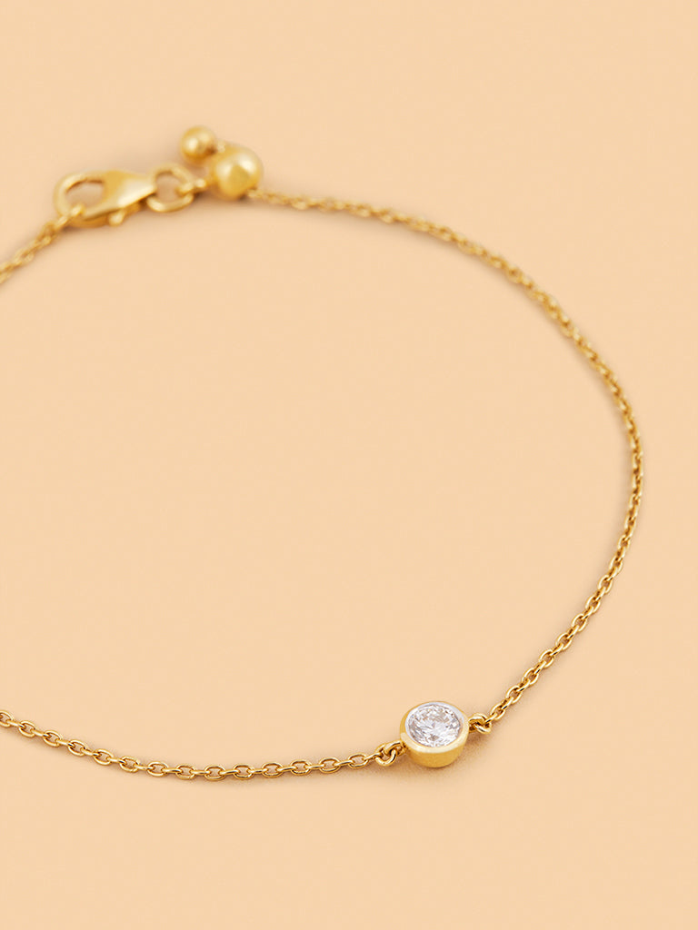 Classic Lab Diamond Solitaire Bracelet