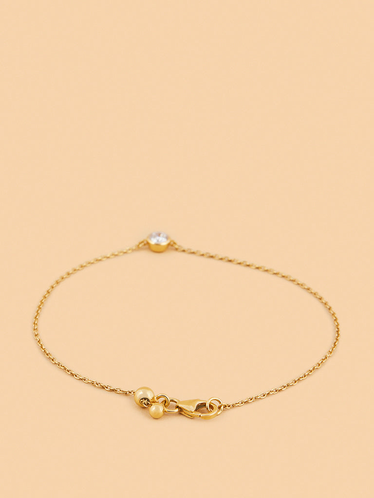 Classic Lab Diamond Solitaire Bracelet