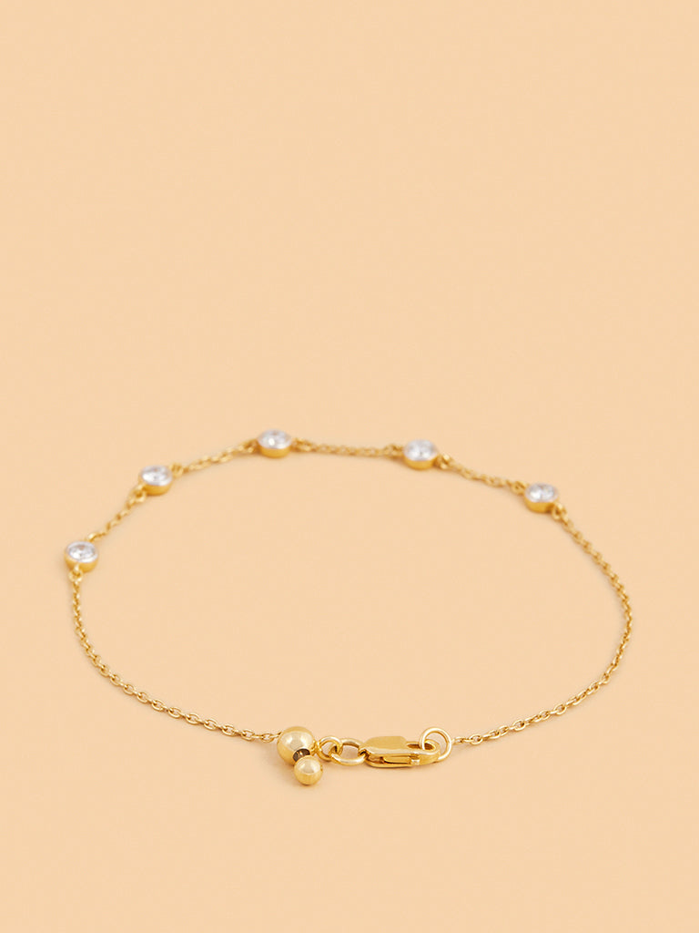 Dazzling Lab Diamond Chain Bracelet