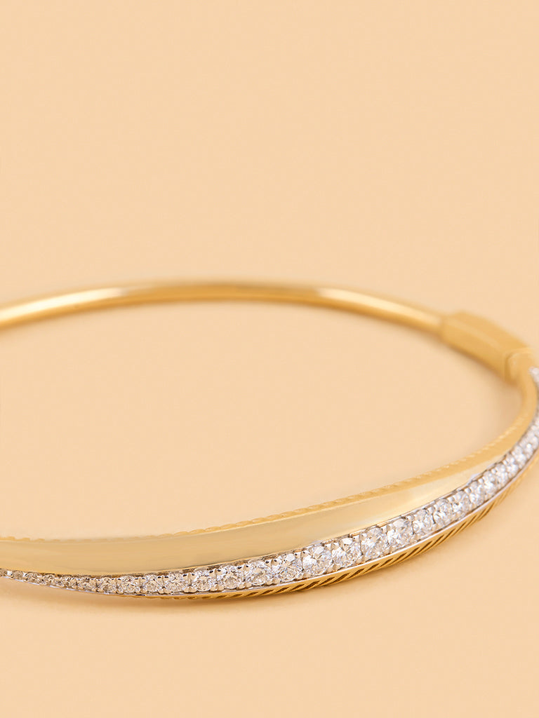 Timeless Lab Diamond Bangle Bracelet