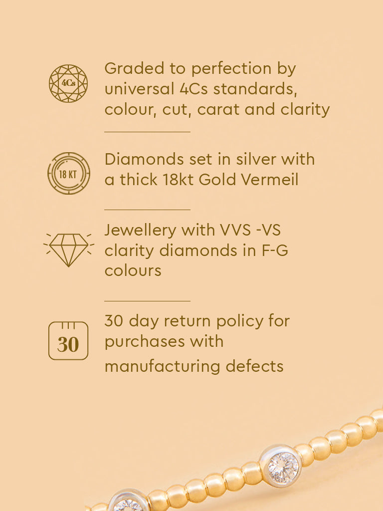 Timeless Gold Plated Lab Diamond Accent Bangle Bracelet