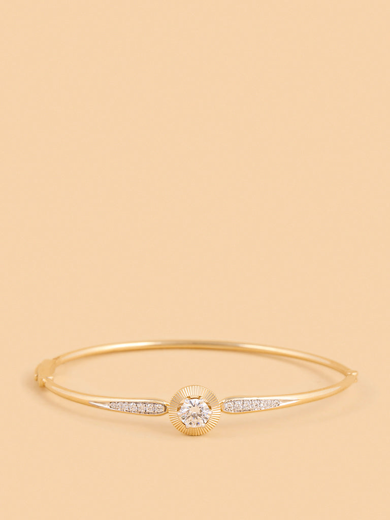 Sleek Solitaire Lab Diamond Bracelet