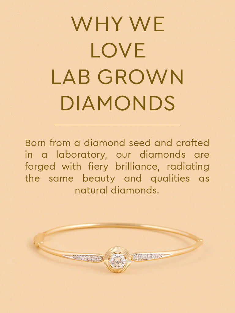 Sleek Solitaire Lab Diamond Bracelet
