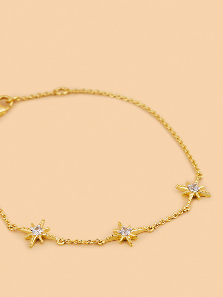 Starburst Lab Diamond Chain Bracelet